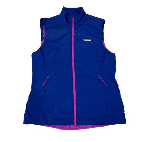 Patagonia Nano Air Vest Women's Small Full Zip Granola Outdoor Hikingpatag - Picture 1 of 11